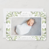 サマーガーデン |フォト誕生 案内状 (正面)