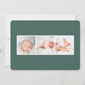 サマーガーデン |フォト誕生 案内状 (裏面)