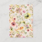 サマーガーデン フローラル 詳細 封入カード エンクロージャーカード (裏面)