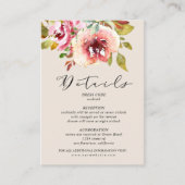 サマーガーデン フローラル 詳細 封入カード エンクロージャーカード (正面)