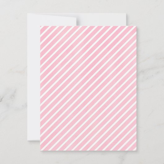 サマーガールズ誕生日スイートアイスクリームパーティー 招待状 (裏面)