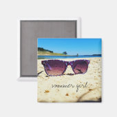 サマーガールマグネット マグネット (正面/裏面)