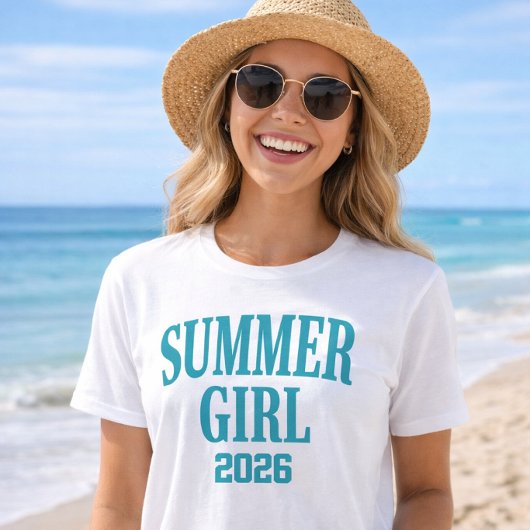 サマーガール2026トレンドファッション Tシャツ