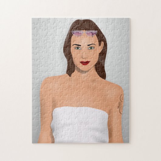 サマーガール ジグソーパズル (縦)