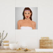 サマーガール ポスター (キッチン)