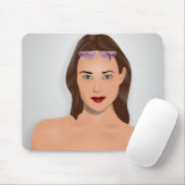 サマーガール マウスパッド (マウス)