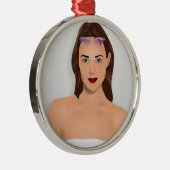 サマーガール メタルオーナメント (右)