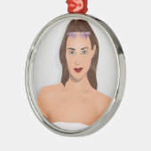 サマーガール メタルオーナメント (左)