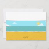 サマーキッズ招待状 招待状 (裏面)