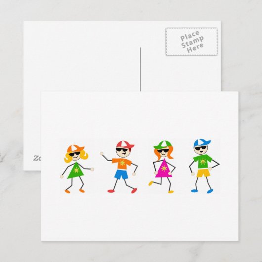 サマーキッズ ポストカード (正面/裏面)