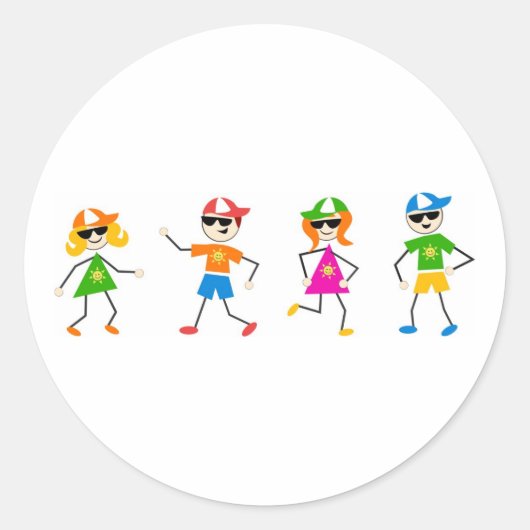 サマーキッズ ラウンドシール (正面)