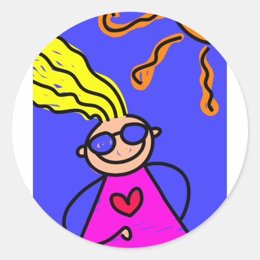 サマーキッド ラウンドシール (正面)