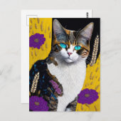 サマーキャット、ポストクロッシング ポストカード (正面/裏面)