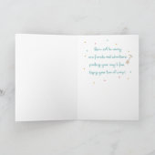 サマーキャンプおもしろい標識 カード (内部)