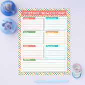 サマーキャンプの手紙 チラシ (シングル)