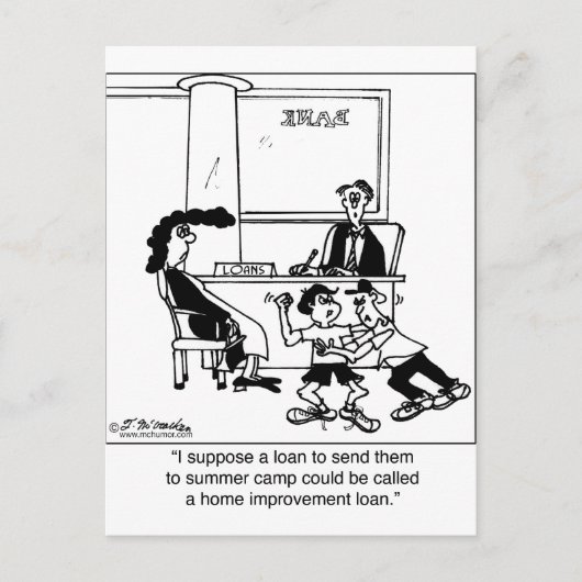 サマーキャンプアットホーム改善ローン ポストカード (正面)