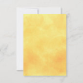 サマーキャンプウォーターパーソナライズされたカラーノートカード サンキューカード (裏面)