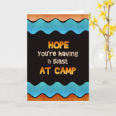 サマーキャンプカードのあなたの考えること カード (黄色い花)