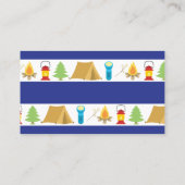 サマーキャンプカー連絡ド 名刺 (裏面)