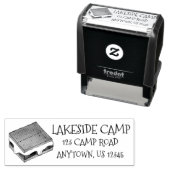 サマーキャンプキャンプファイアーマーシュマロスモーレスグルメ セルフインキングスタンプ (インサイチュ)