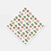 サマーキャンプコンパスキャンプファイアーズモーレステントートレイルミックス スタンダードランチョンナプキン (角)