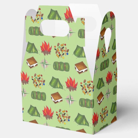 サマーキャンプコンパスキャンプファイアーズモーレステントートレイルミックス フェイバーボックス (オープン)