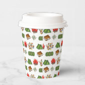 サマーキャンプコンパスキャンプファイアーズモーレステントートレイルミックス 紙コップ (右)