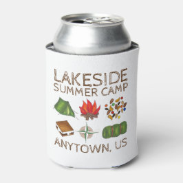 サマーキャンプコンパスキャンプファイアーズモーレステントートレイルミックス 缶クーラー