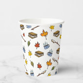 サマーキャンプズモーレスキャンプファイアハッピーキャンパーボンファイア 紙コップ (左)