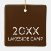サマーキャンプテントキャンプファイアーズモーレスコンパス セラミックオーナメント (裏面)