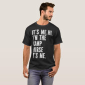 サマーキャンプナースかわいいおもしろいレトロはっきりしたデザイン Tシャツ (正面フル)