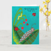 サマーキャンプバおもしろいグの考え子供たち カード (黄色い花)