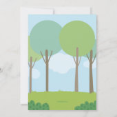 サマーキャンプバディーズ誕生日招待状 招待状 (裏面)