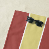 サマーキャンプビーチタオルのパーソナライズ ビーチタオル (インサイチュ)