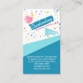 サマーキャンプ応援チアリーティング 名刺 (正面)