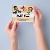 サマーキャンプ気に放課後気に日 チラシ (手)