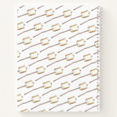 サマーキャンプ焚き火マシュマロ火 ノートブック (裏面)