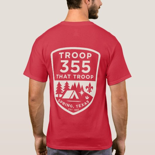 サマーキャンプ25 F/B Tシャツ (裏面)