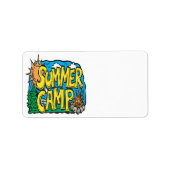 サマーキャンプ ラベル (正面)