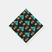 サマーキャンプ – 背景色を選択 スタンダードカクテルナプキン (角)