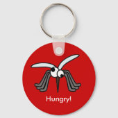 サマーキャンプBBQバケーションハングリーモスキート キーホルダー (正面)