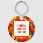 サマーギャザリングフードフォトファミリー懇親会BBQ キーホルダー (正面)