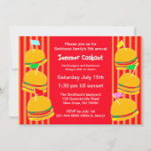 サマークックアウトパーティの招待状 招待状 (正面)
