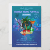 サマークラブビーチパーティー追加ロゴ 招待状 (正面)