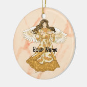 サマークリスチャン天使 セラミックオーナメント (左)