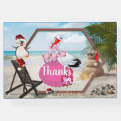 サマークリスマスベビーシャワーコレクション ゲストブック (裏面)