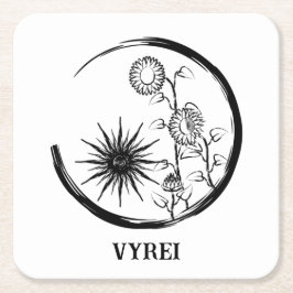 サマークレスト スクエアペーパーコースター