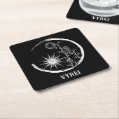 サマークレスト スクエアペーパーコースター (アングル)