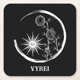 サマークレスト スクエアペーパーコースター