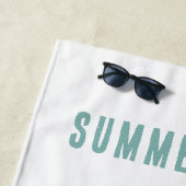 サマークールアイスカラフルクリームコーン ビーチタオル (インサイチュ)